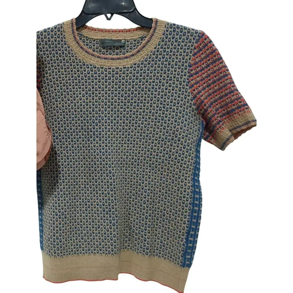 Anthropologie / Keaton Short Sleeve Sweater Tee  / sz S - Picture 3 of 3